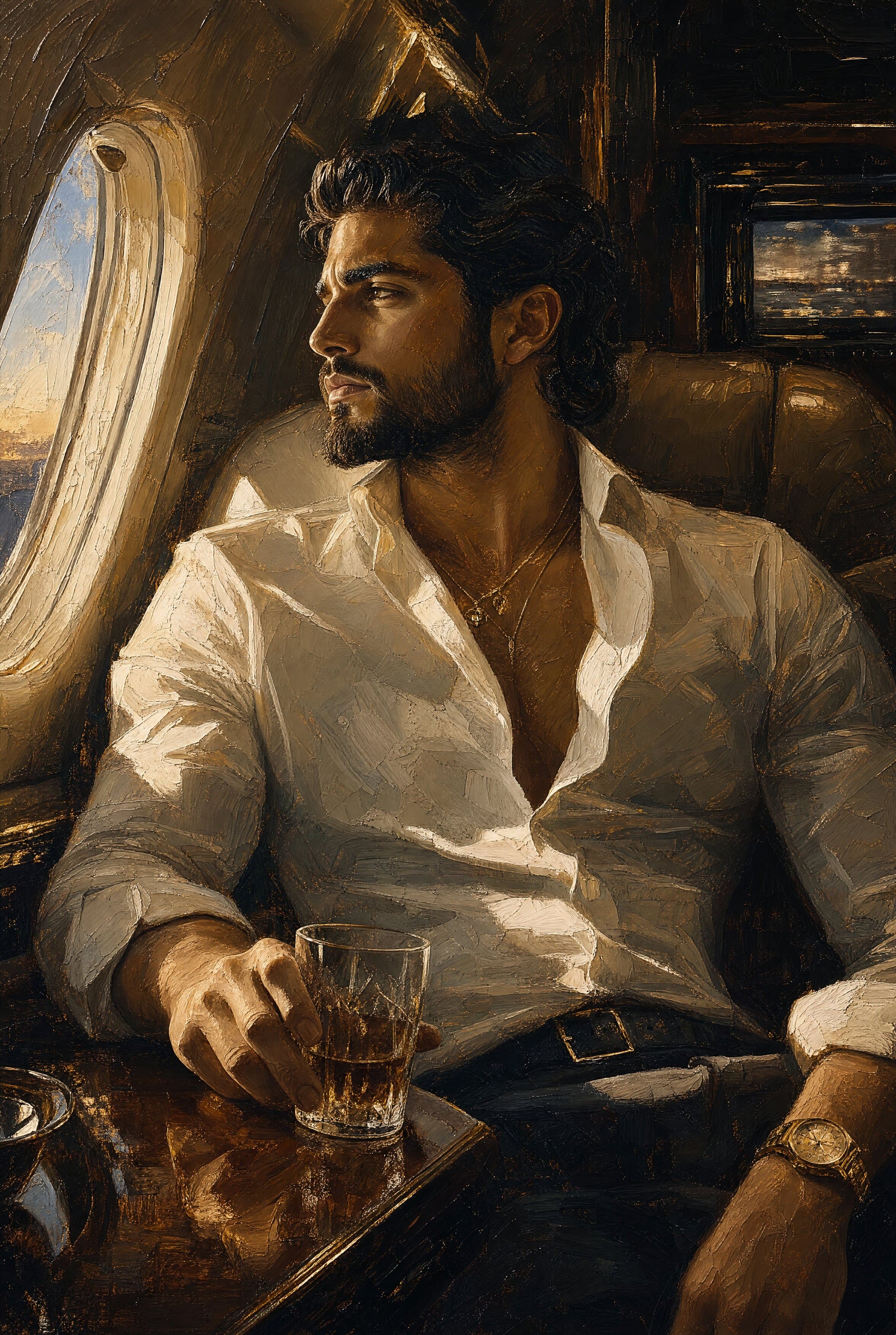 Private Jet Interior